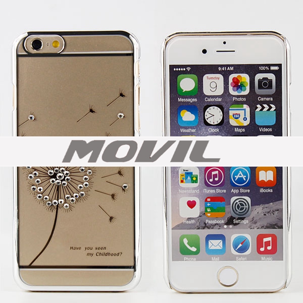 NP-2091 PC funda chapada para Apple iPhone 6-0